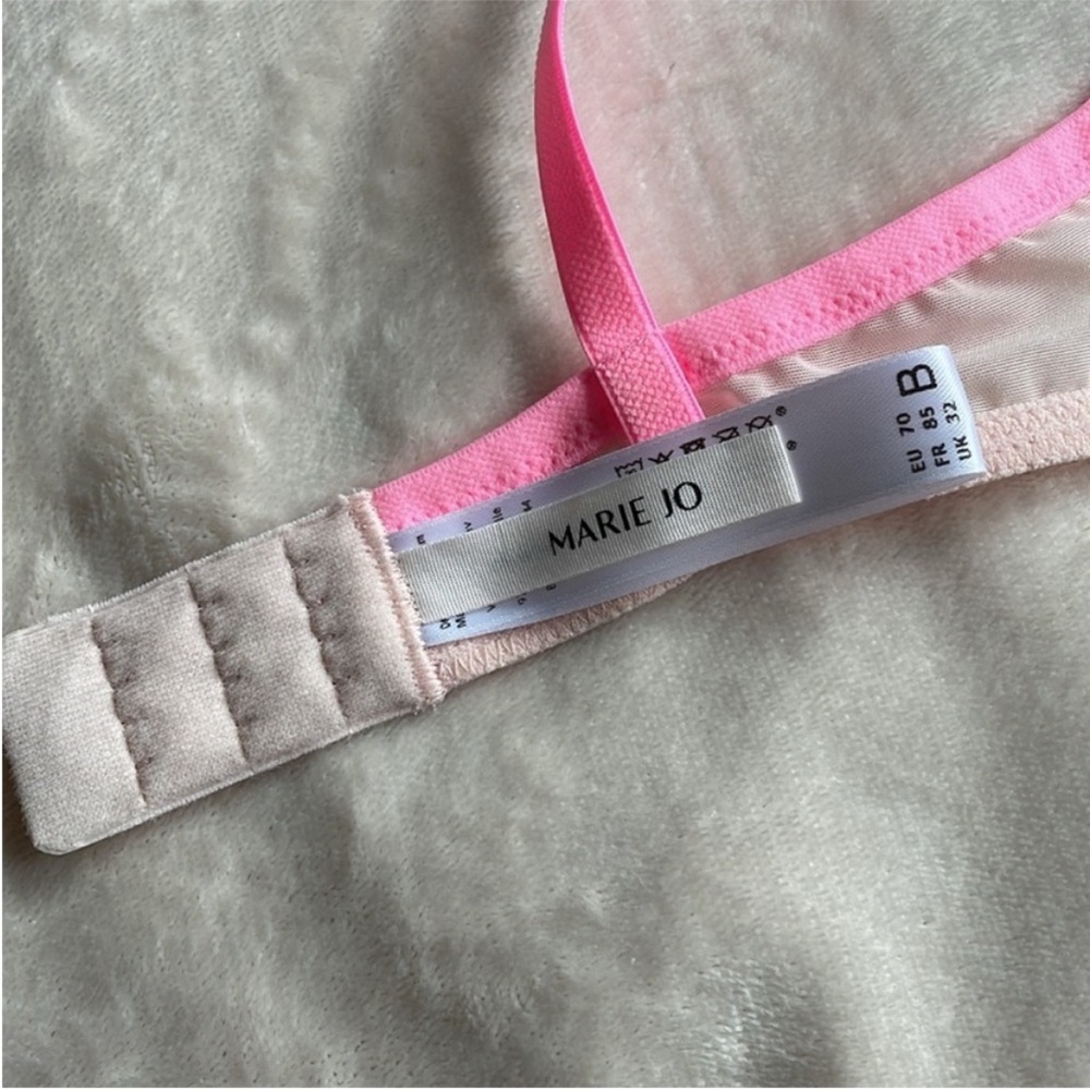 Marie Jo Women's Embroidered Bra - Pink and Orange - Picture 9 of 12